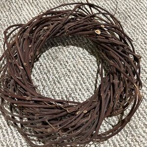 Bundle 4/$30 NWOT 12+”DIAM GRAPE VINE  WREATH ALL READY FOR U TO DECORATE!